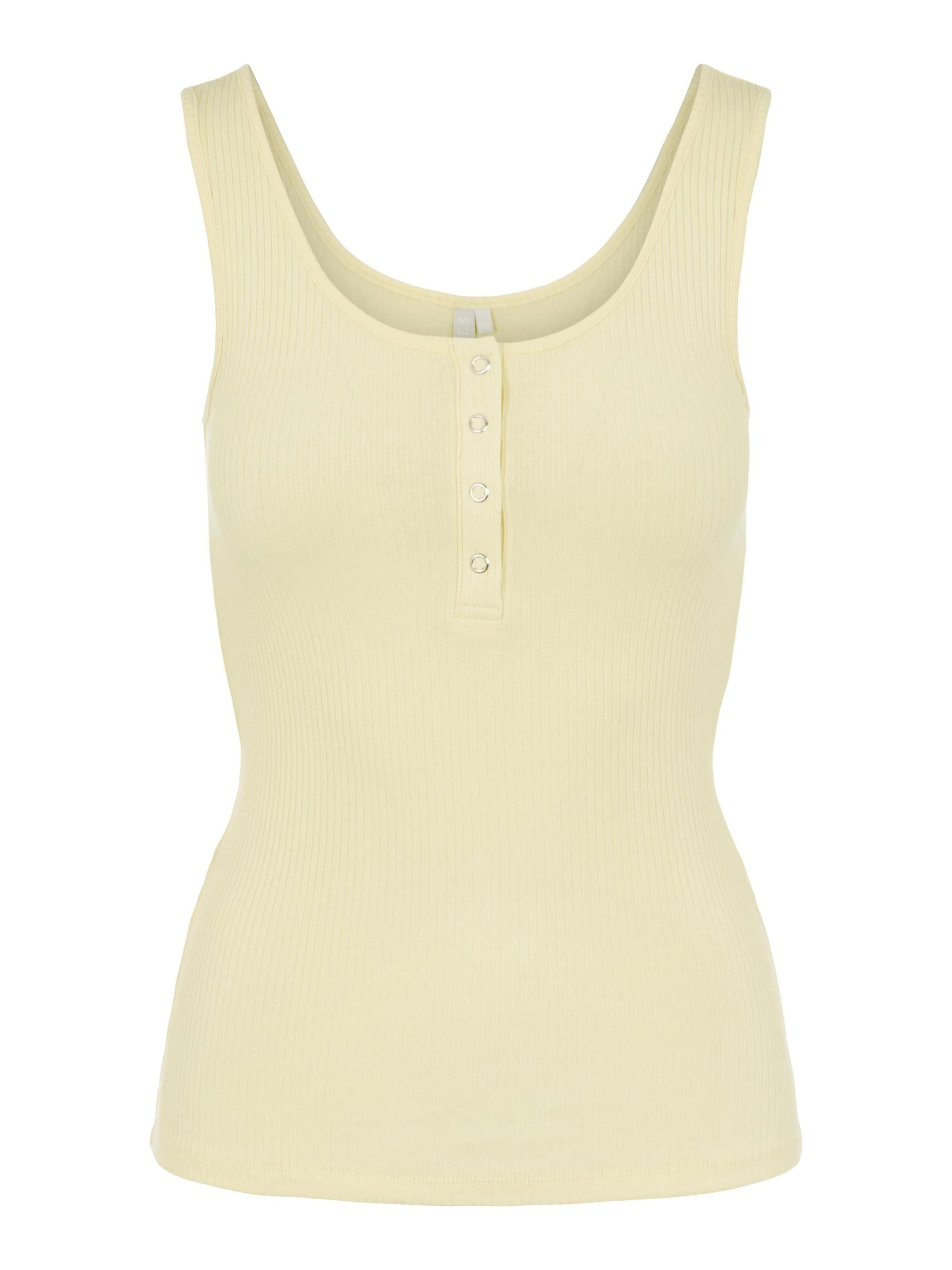 PIECES Top 'Kitte' in Yellow: front