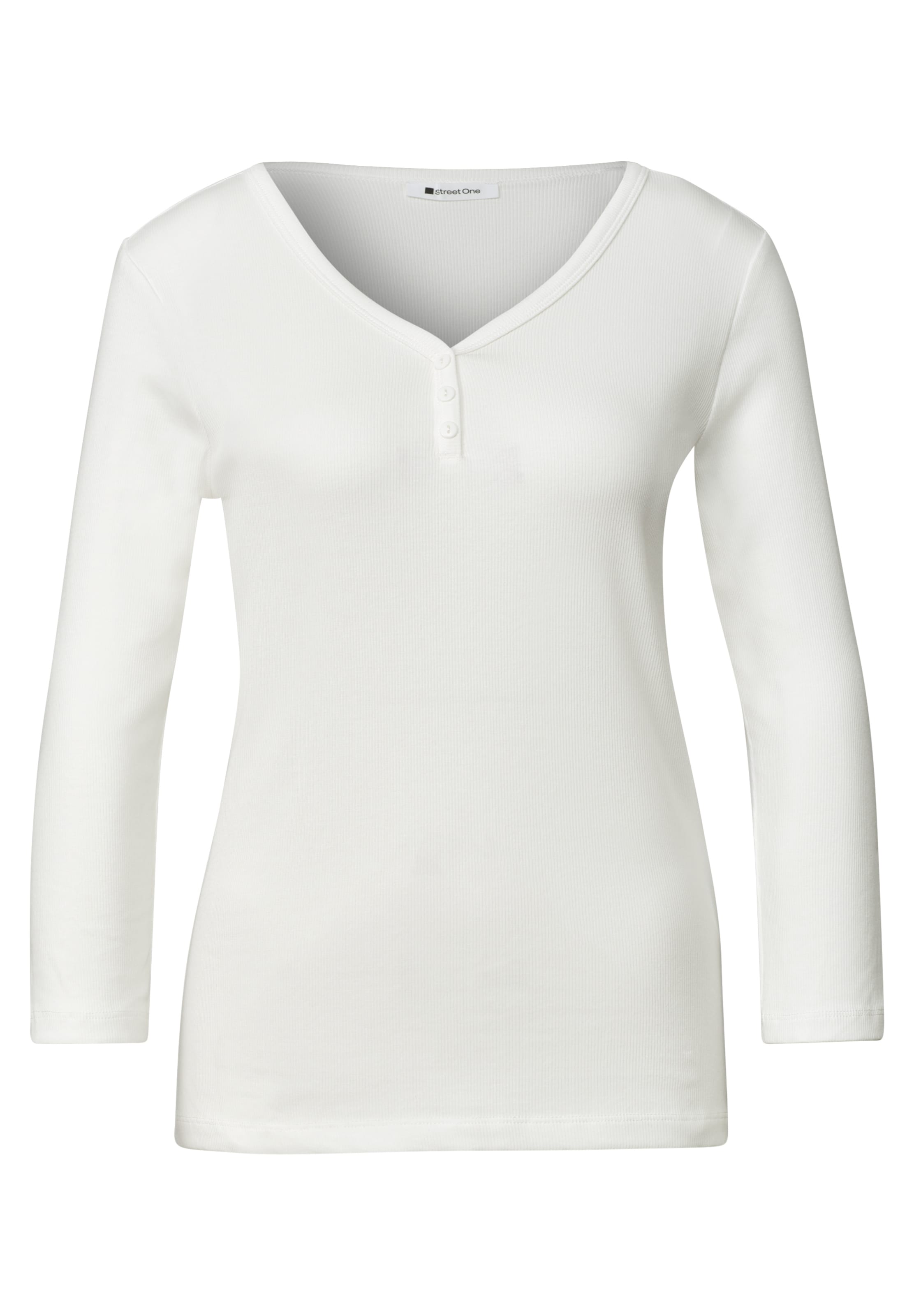 STREET ONE Shirt in White: front