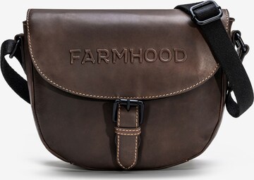 Farmhood Crossbody Bag in Brown: front