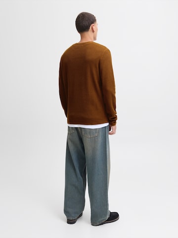 JACK & JONES Свитер 'JJECOOPER' в Коричневый