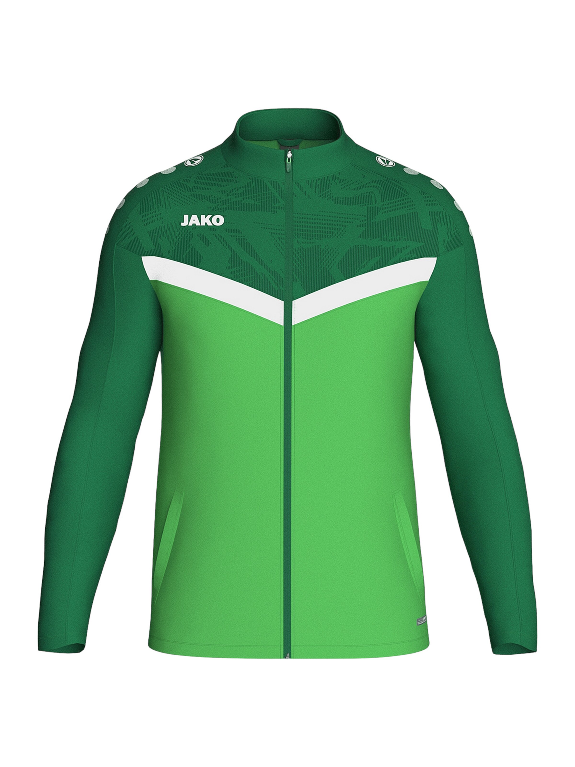 JAKO Sportjacke in Grün: Vorderseite