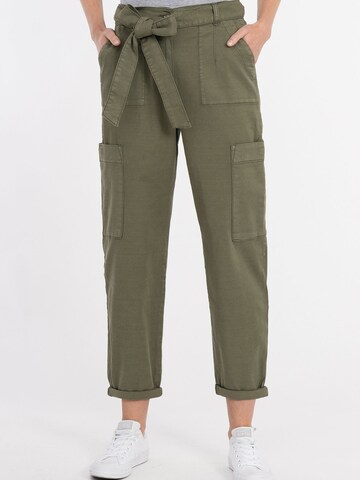 Recover Pants Loosefit Cargobroek in Groen: voorkant