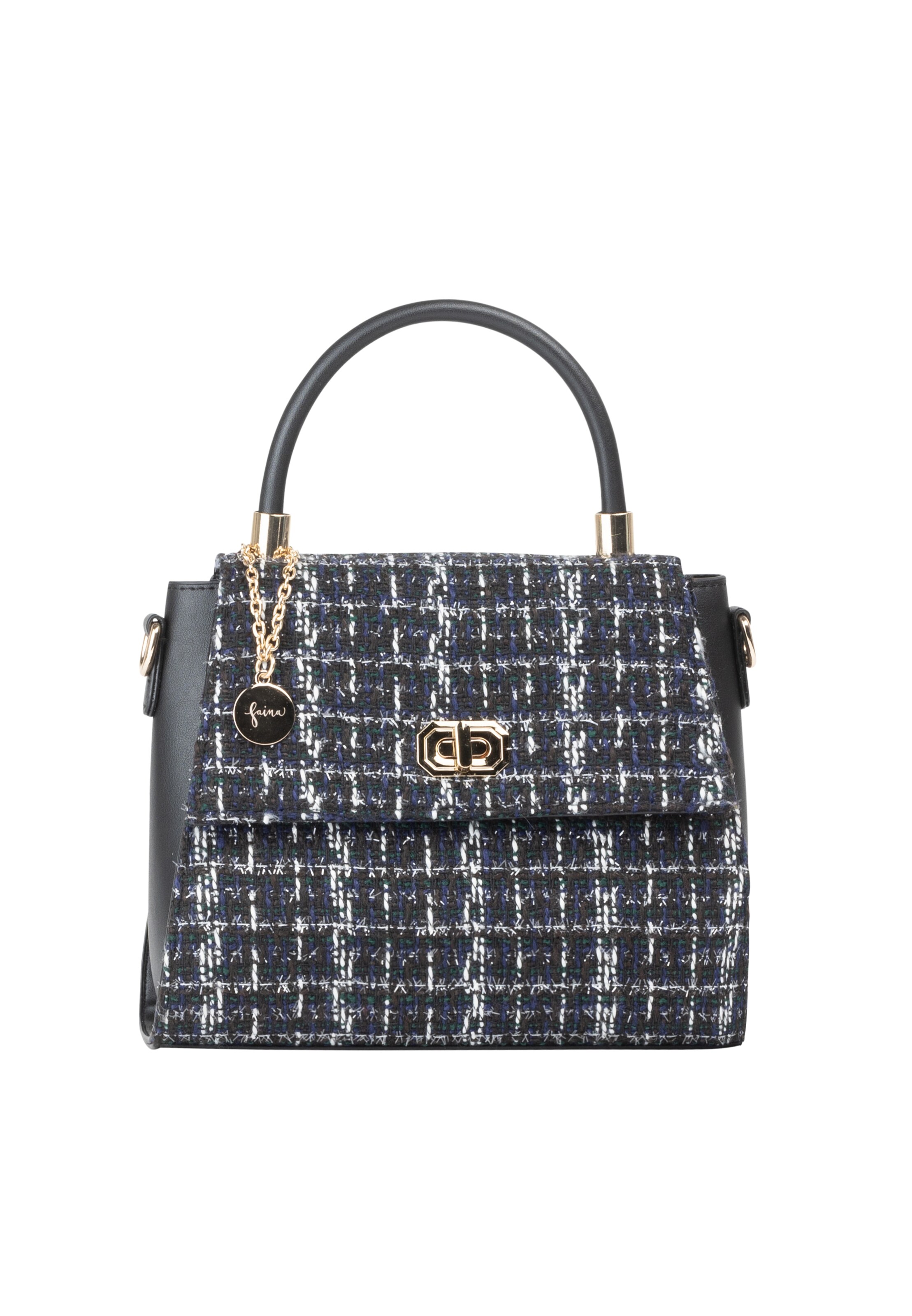 faina Kabelka – černá: přední strana