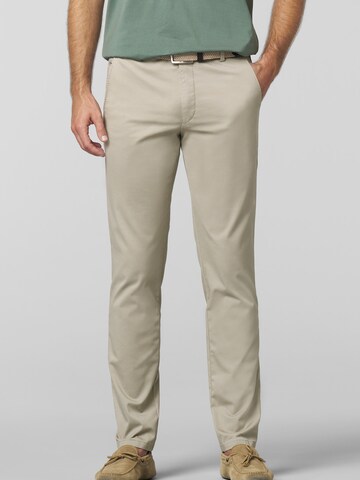 MEYER Regular Chino trousers 'Bonn' in Beige: front