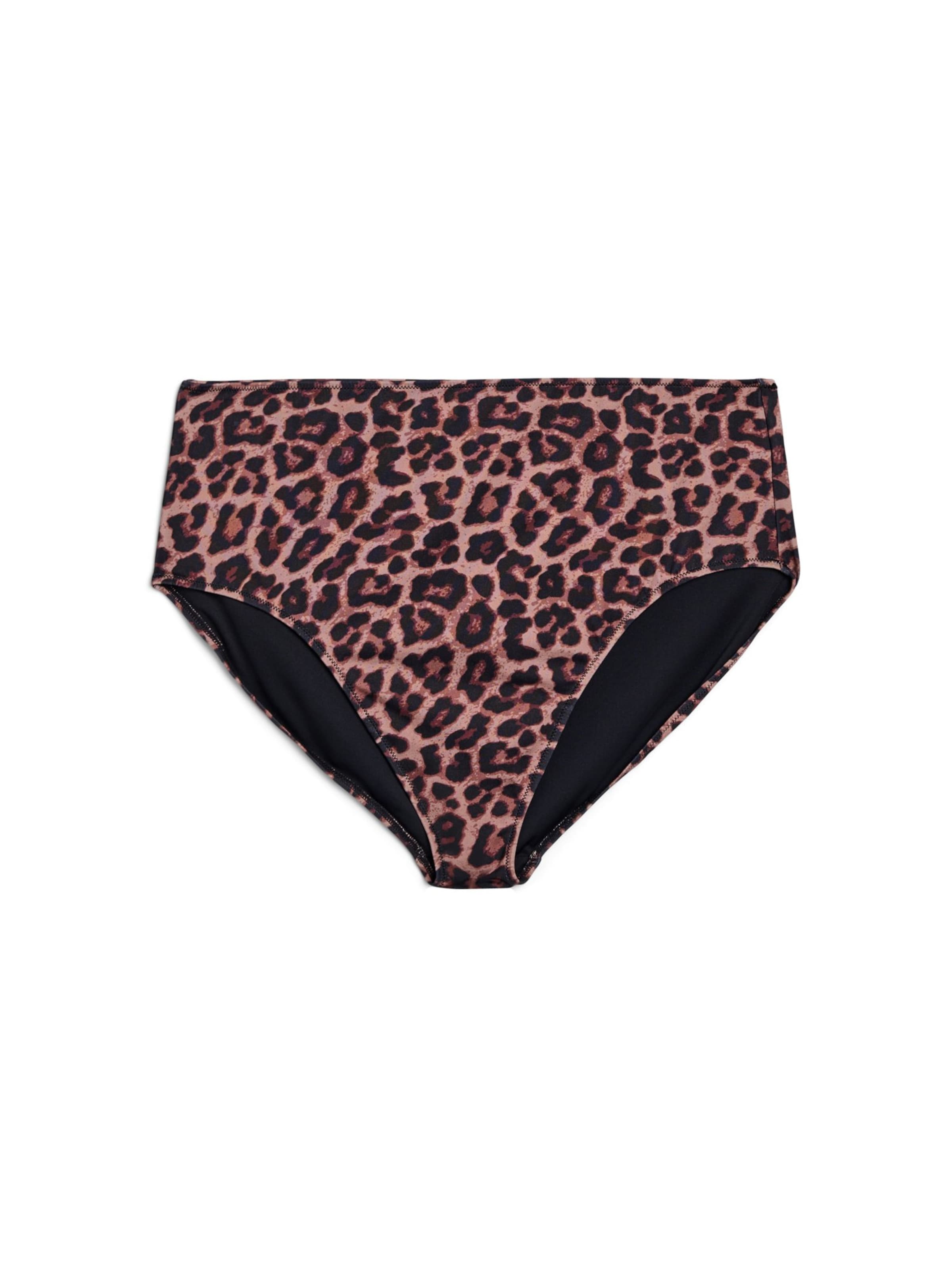 Swim by Zizzi Bikiinipüksid 'Caanne', värv pruun: eest vaates