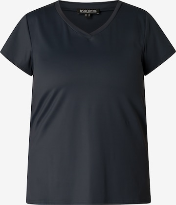 BASE LEVEL CURVY T-Shirt in Blau: Vorderseite