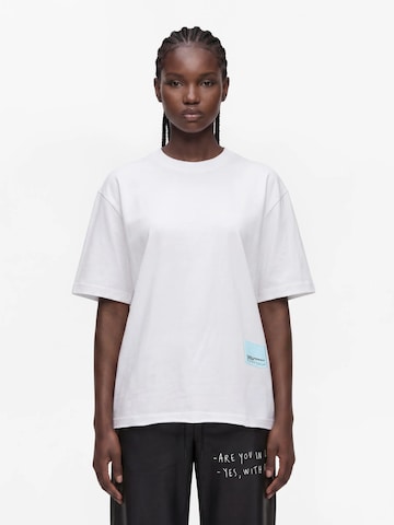 KARL LAGERFELD JEANS Футболка 'Pietro Terzini' в Белый: спереди