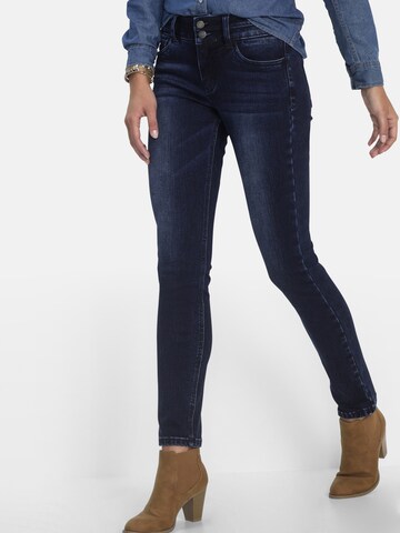 Slimfit Jeans di bonprix in blu: frontale
