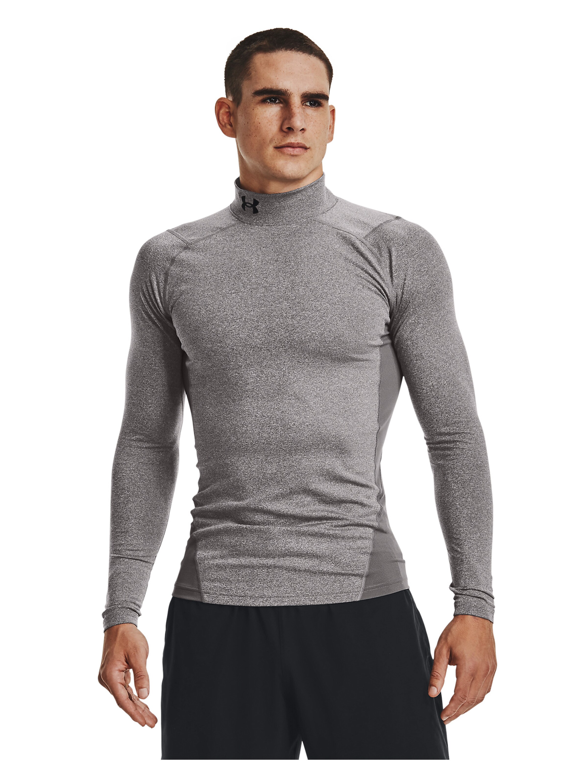 UNDER ARMOUR Athletic Sweatshirt in Grey: front