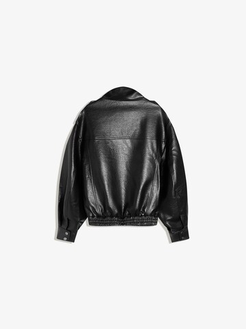 Bershka Between-season jacket in Black