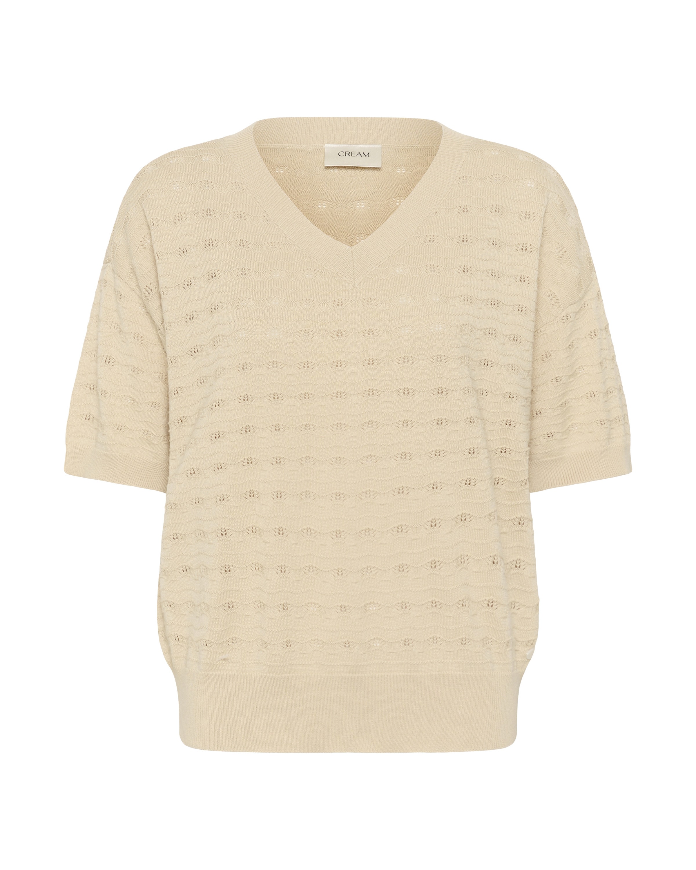 Pull-over Cream en beige : devant