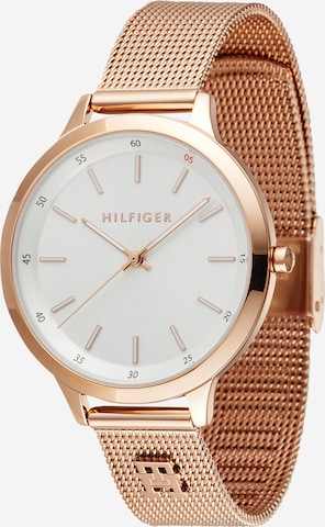 TOMMY HILFIGER Analog watch in Gold: front