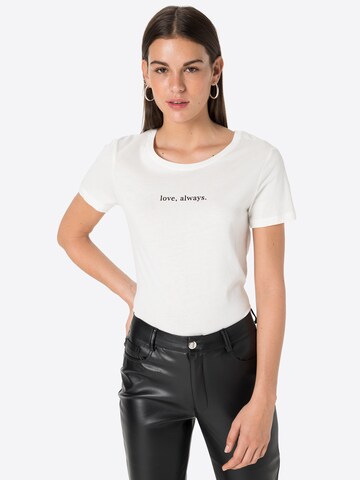 T-shirt 'Love Always' Mavi en blanc : devant