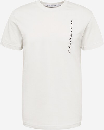 Calvin Klein Jeans T-Shirt in hellgrau / schwarz, Produktansicht