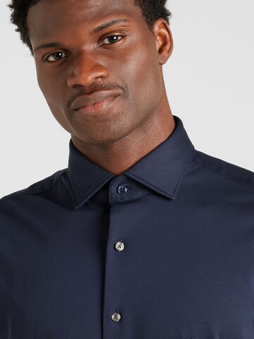 Michael Kors Slim fit Button Up Shirt 'PERFORMANCE' in Blue