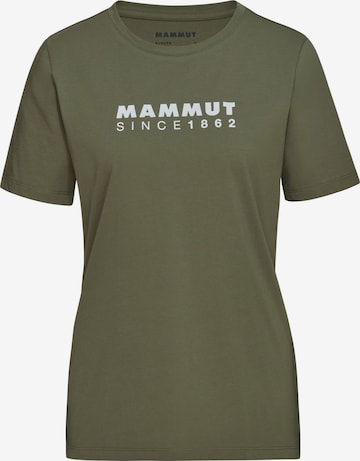 MAMMUT Funktionsshirt in Grün: Vorderseite