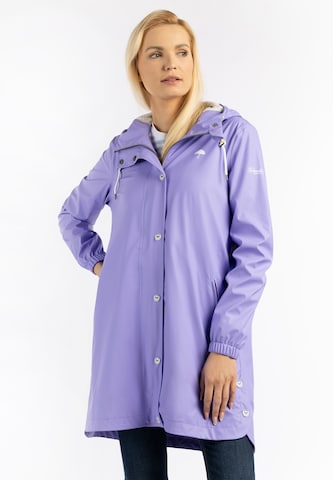 Manteau fonctionnel Schmuddelwedda en violet : devant