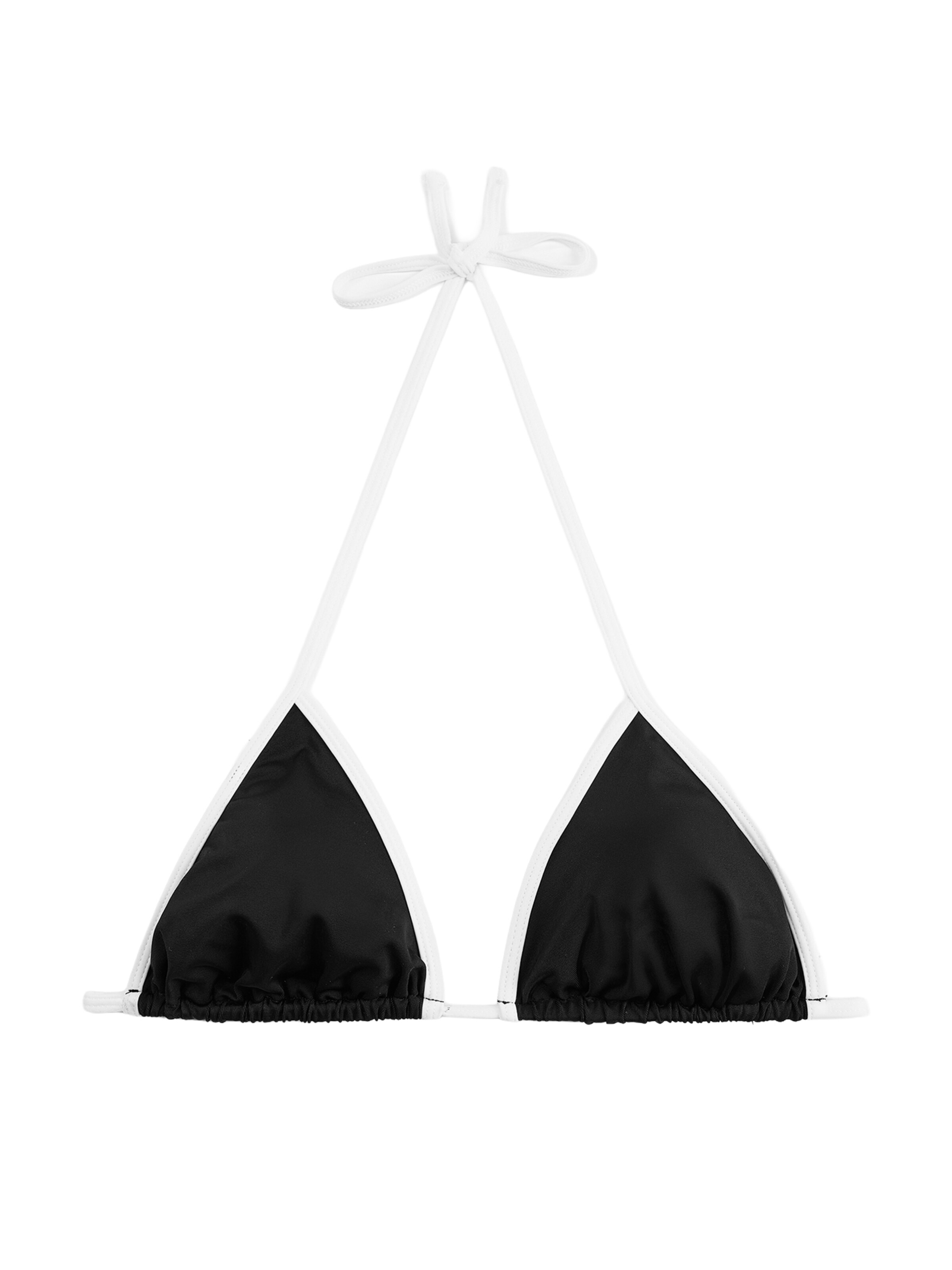 Koton Triangle Bikini top in Black: front