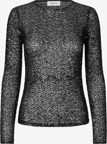 T-shirt modström en noir : devant