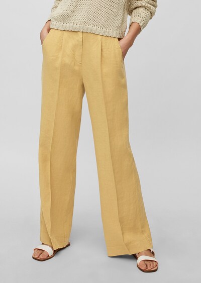 Marc O'Polo Pantalon à pince en jaune, Vue avec modèle