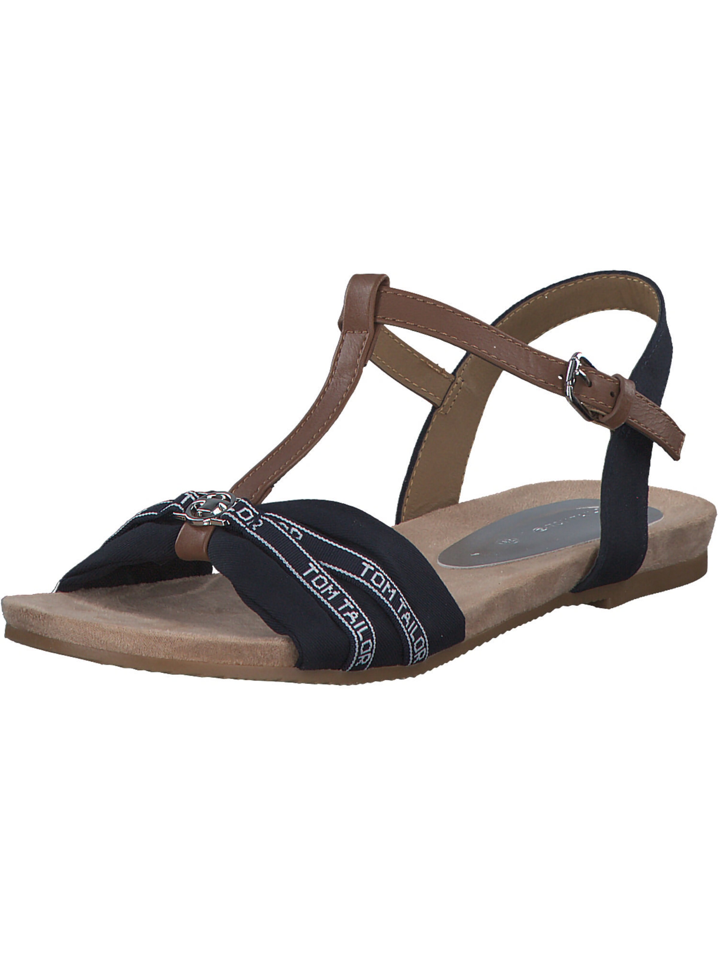 TOM TAILOR Sandale in Blau: Vorderseite