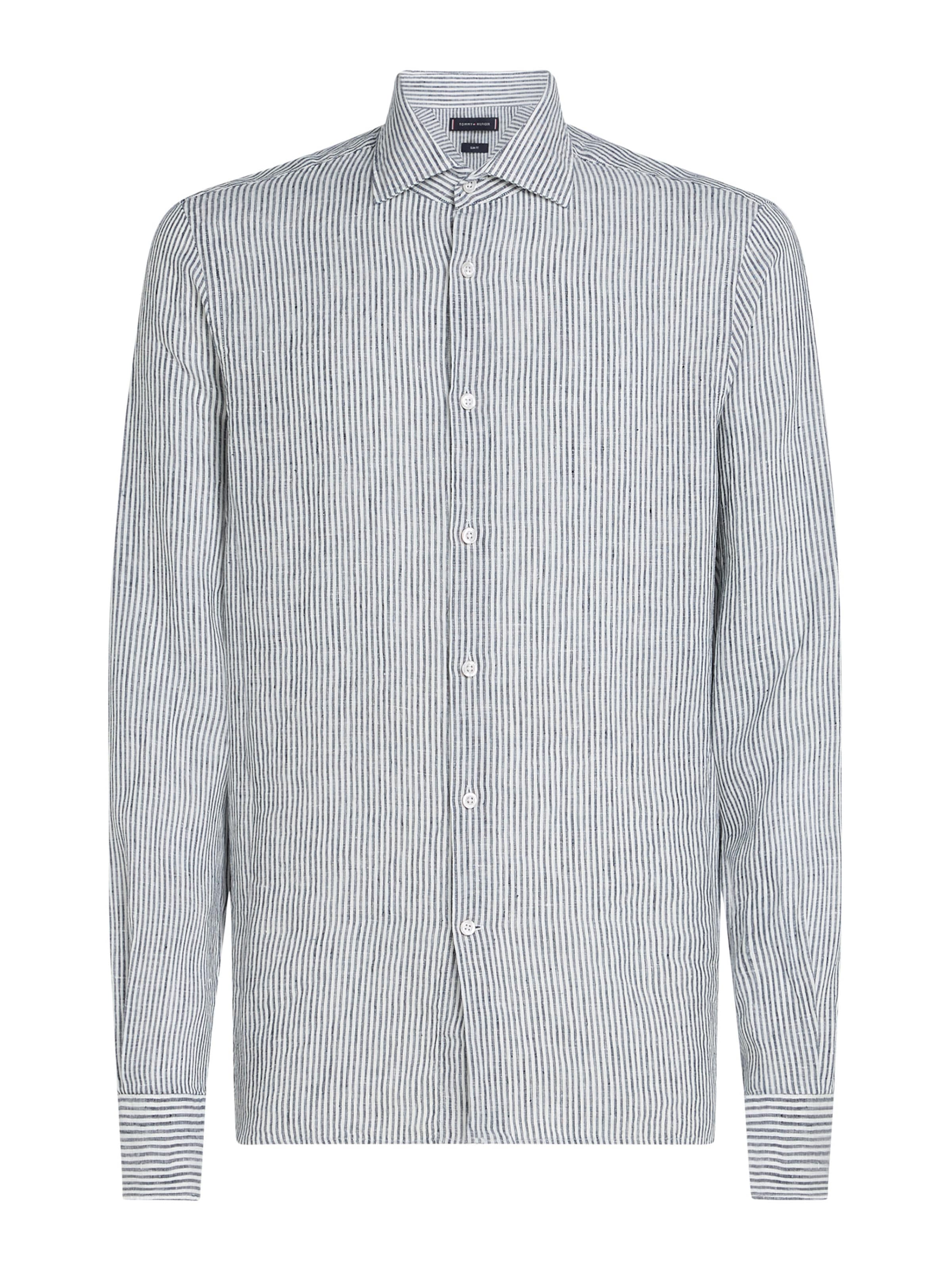 Coupe regular Chemise TOMMY HILFIGER en noir : devant