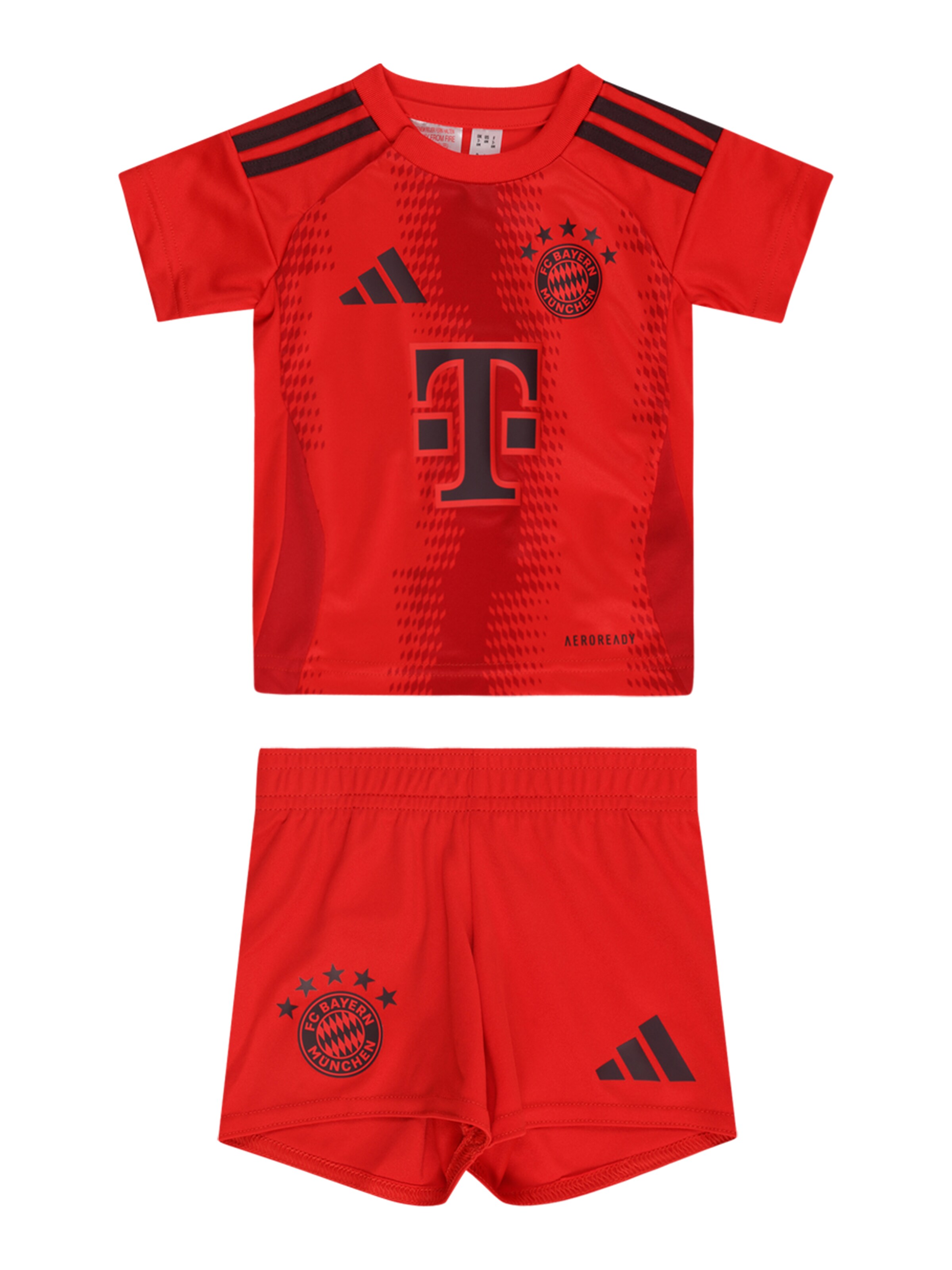 ADIDAS PERFORMANCE Strój treningowy 'FC Bayern 24/25 Home' w kolorze czerwony: przód