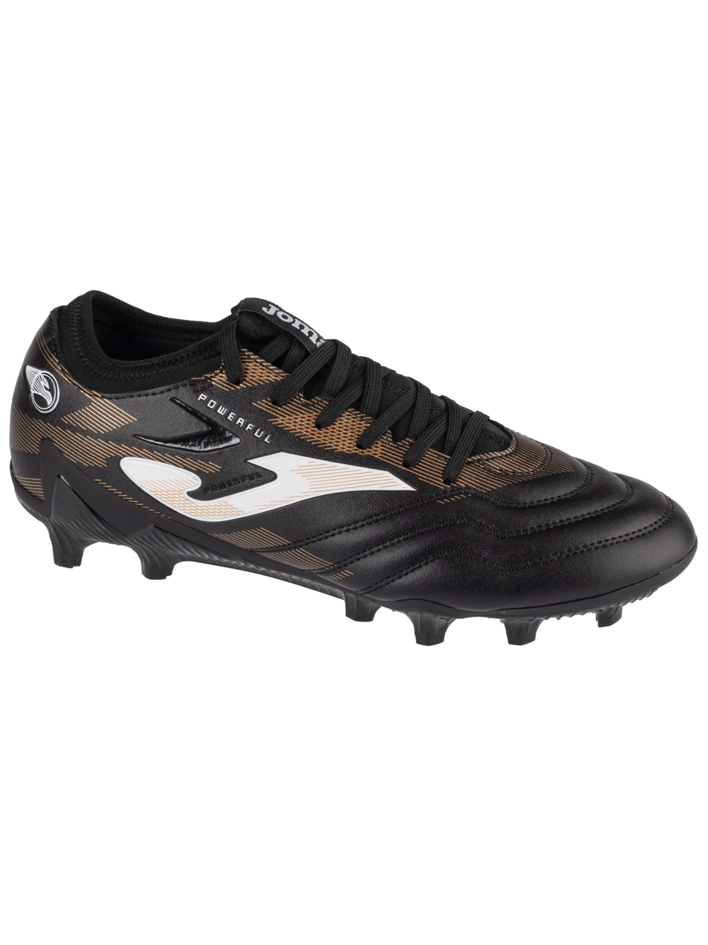 JOMA Soccer shoe 'Joma Powerful 24 FG POWW' in Black: front