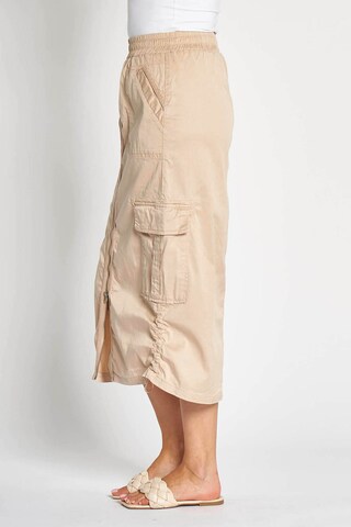 Zhrill Skirt in Beige