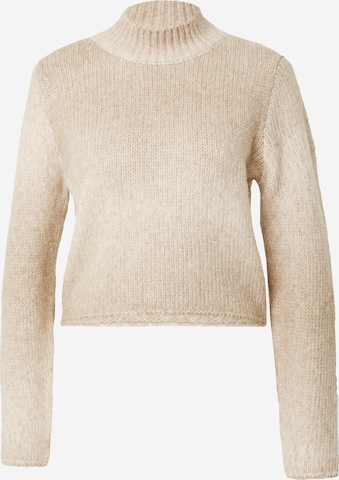 ONLY Sweter w kolorze beżowy: przód
