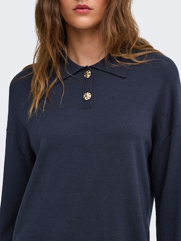 ONLY - Vestido de punto en azul