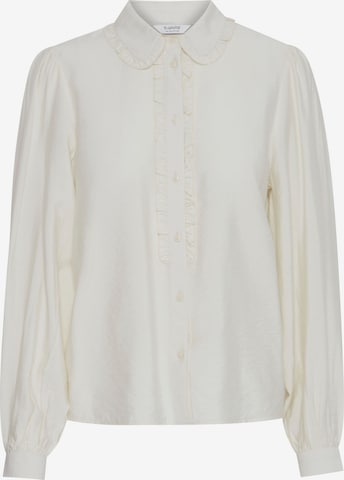 Chemisier 'Ibine' b.young en blanc : devant