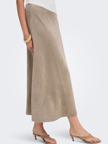 Jupe 'ONLRINEA' ONLY en marron