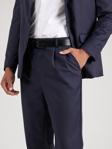 Guido Maria Kretschmer Men Regular Pleat-front trousers 'Kalle' in Blue