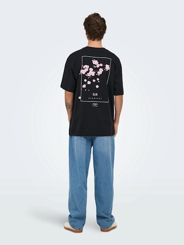 Only & Sons T-Shirt 'ONSCIFF' in Schwarz: Vorderseite