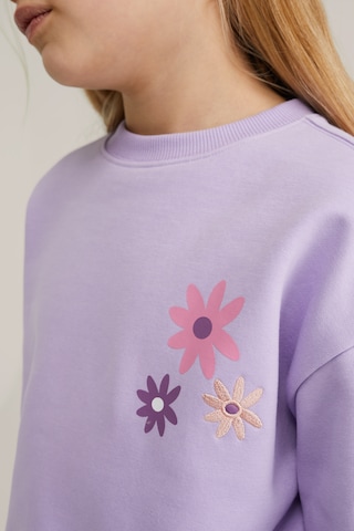 WE Fashion Sweatshirt in Purple
