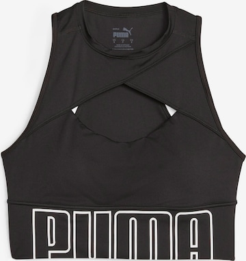 PUMA - Soutien Bustier Soutien de desporto em preto: frente