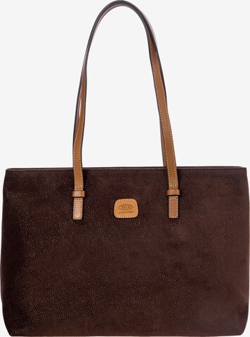 Bric's Shopper in Brown: front