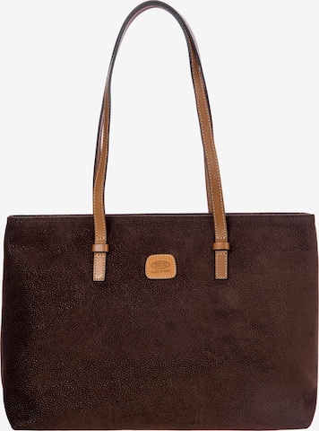 Bric's Shopper in Brown: front