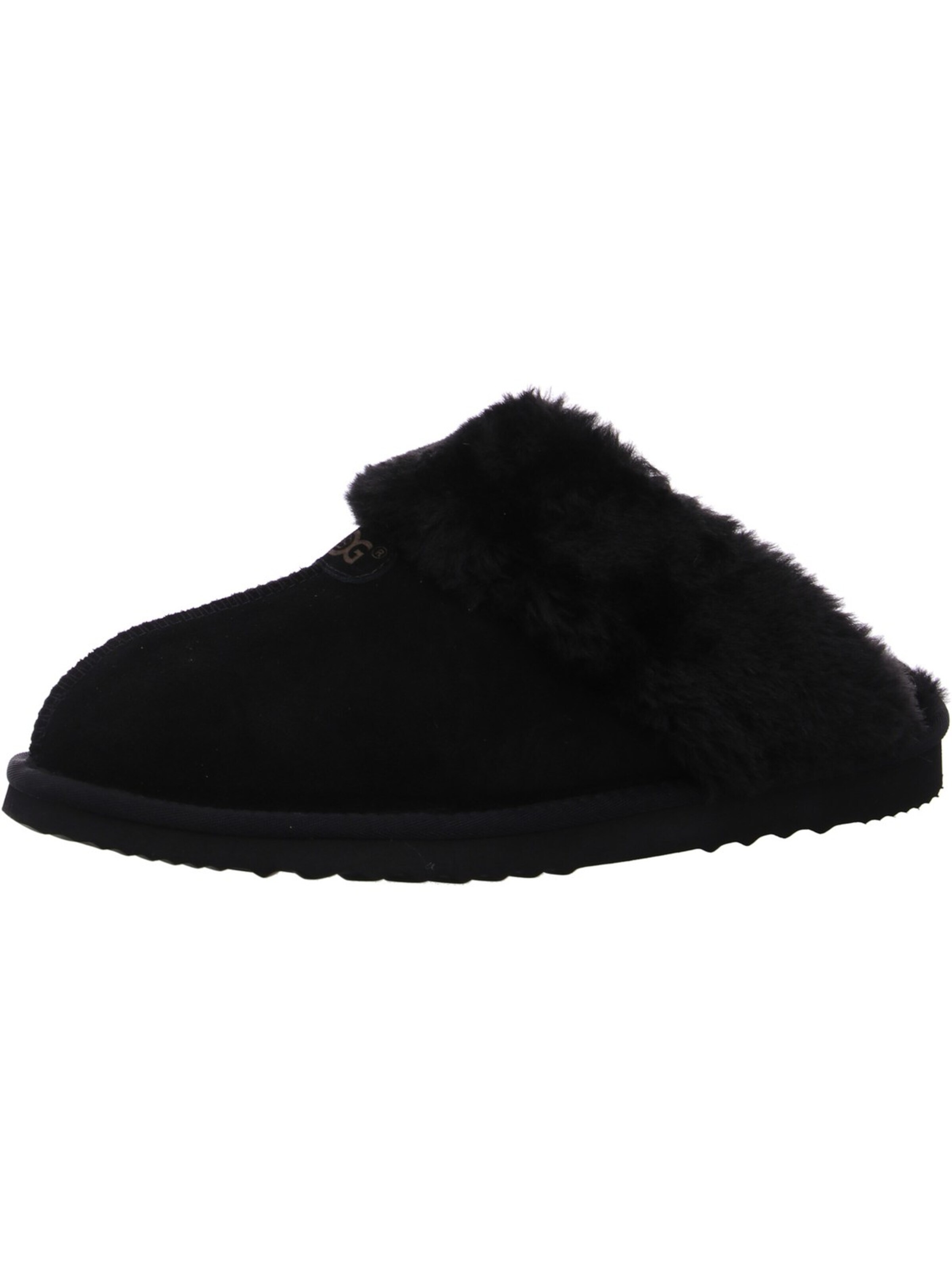 OOG Slippers in Black: front