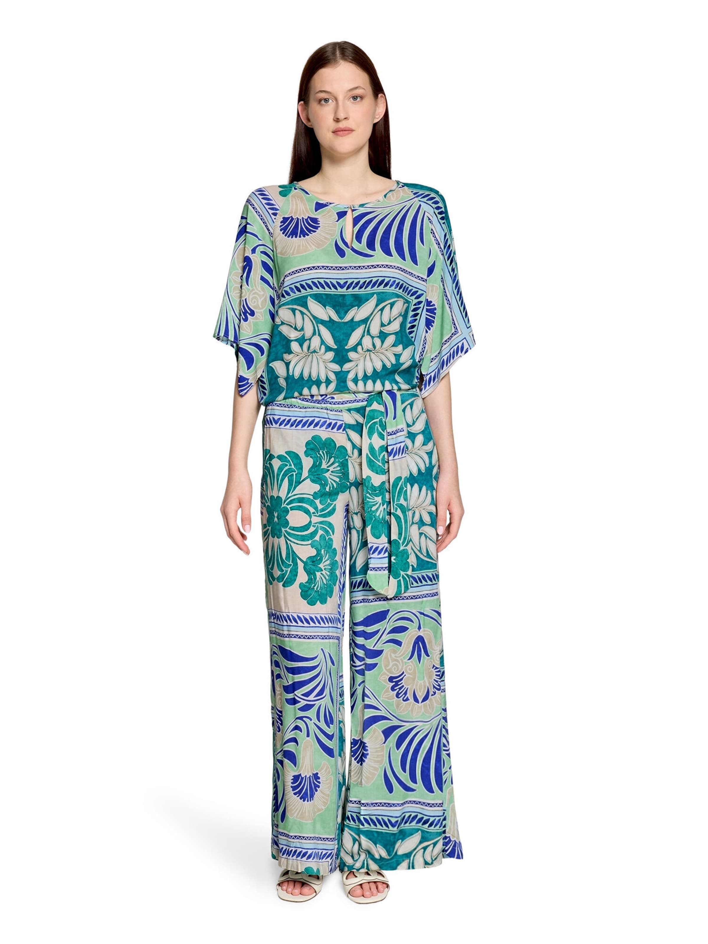Cartoon Blouse in Groen