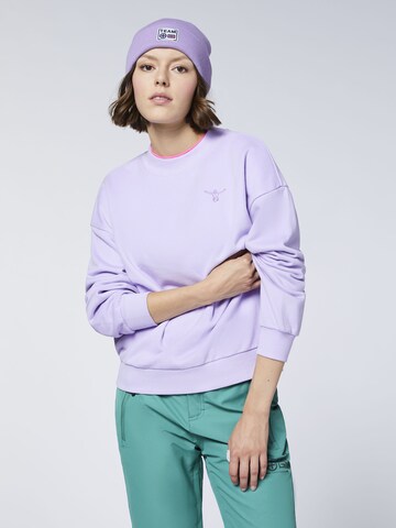CHIEMSEE Sweatshirt in Lila: Vorderseite