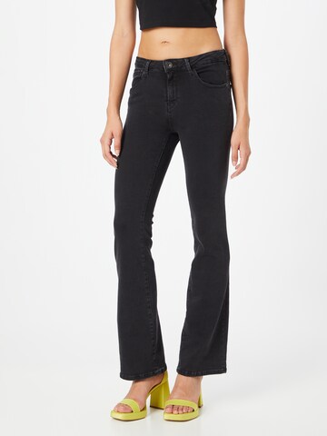 GARCIA Flared Jeans 'Celia' in Zwart: voorkant