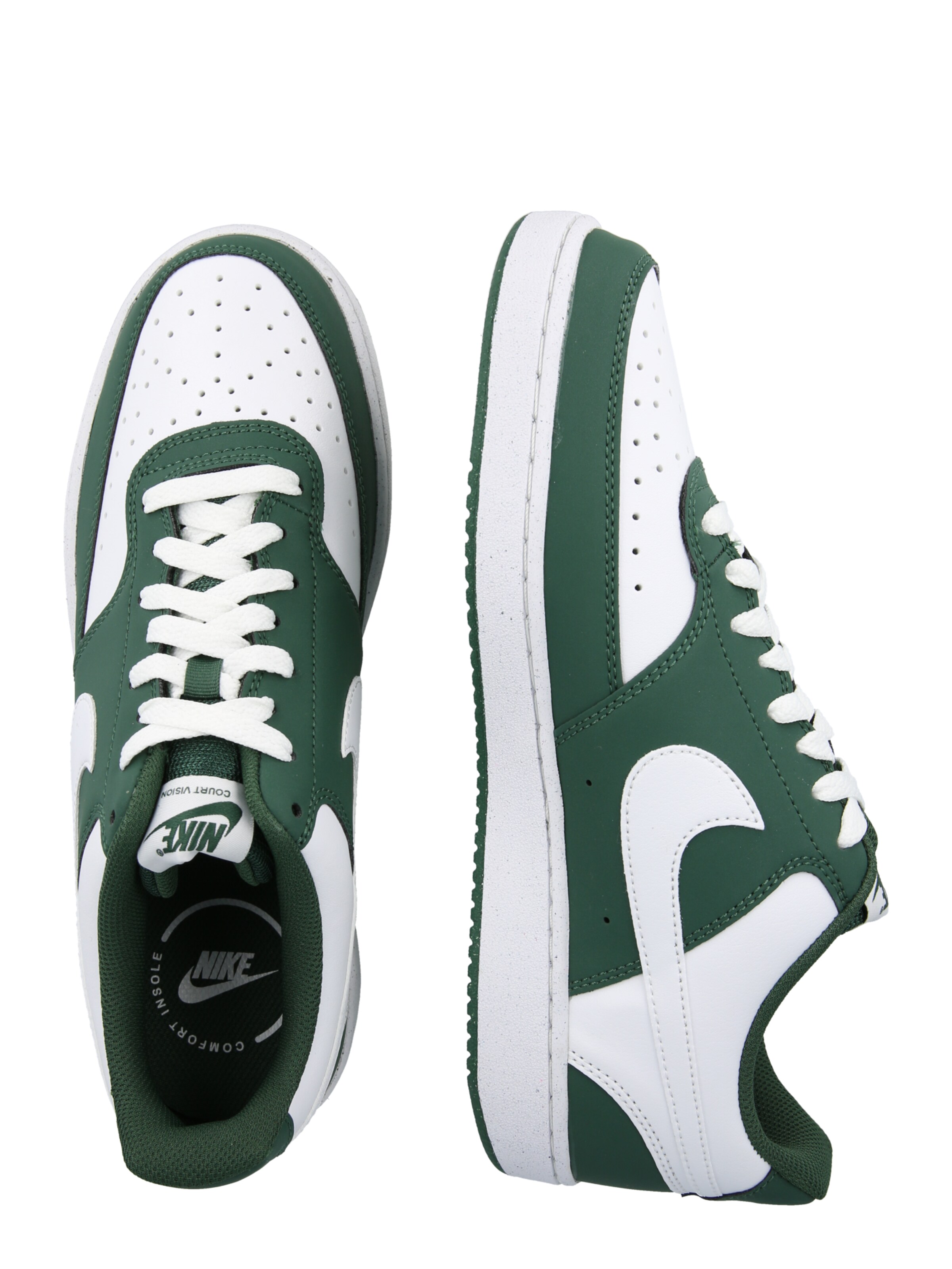 Nike Sportswear - Sapatilhas baixas 'Court Vision' em verde
