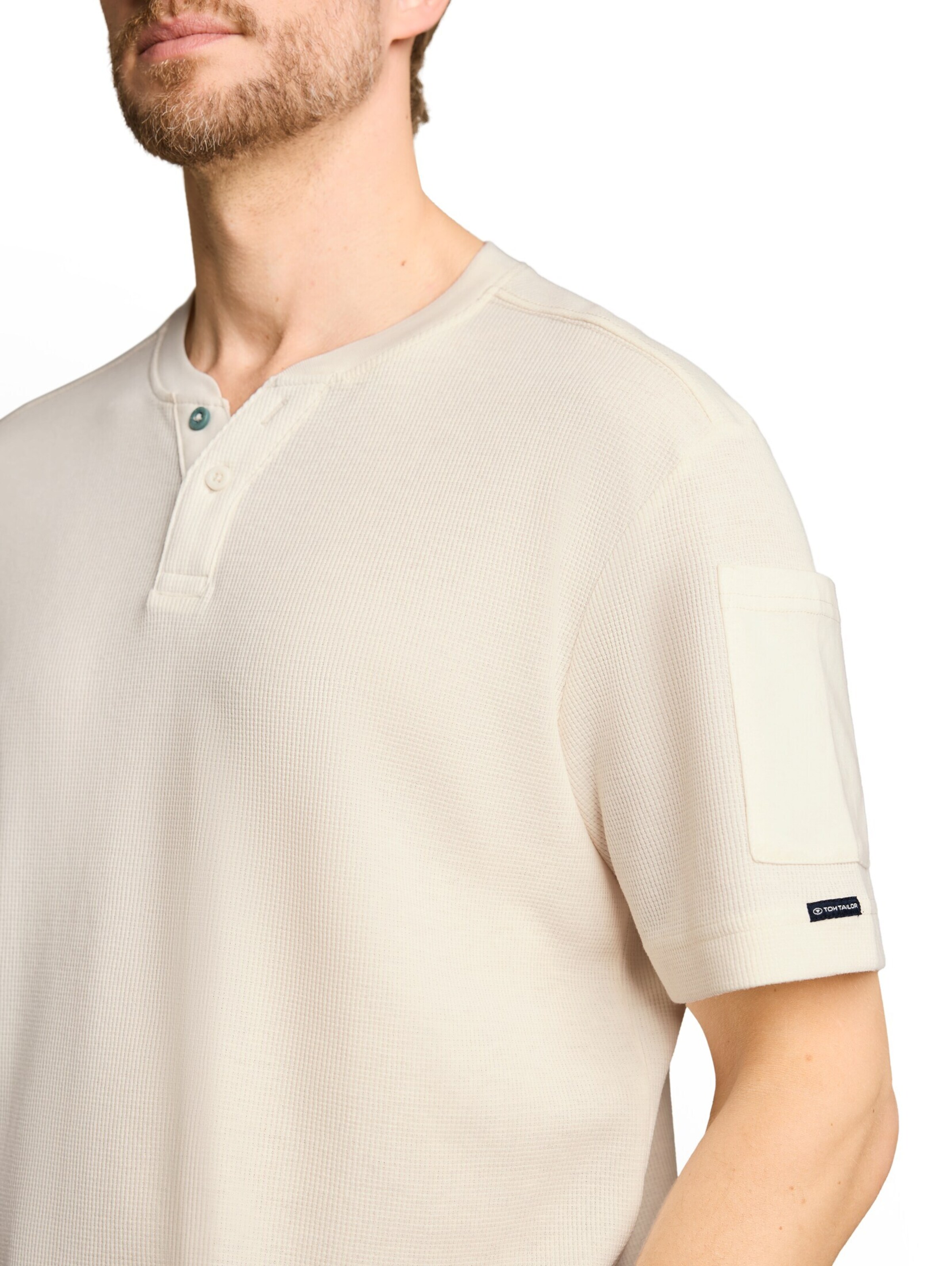 TOM TAILOR T-Shirt in Weiß