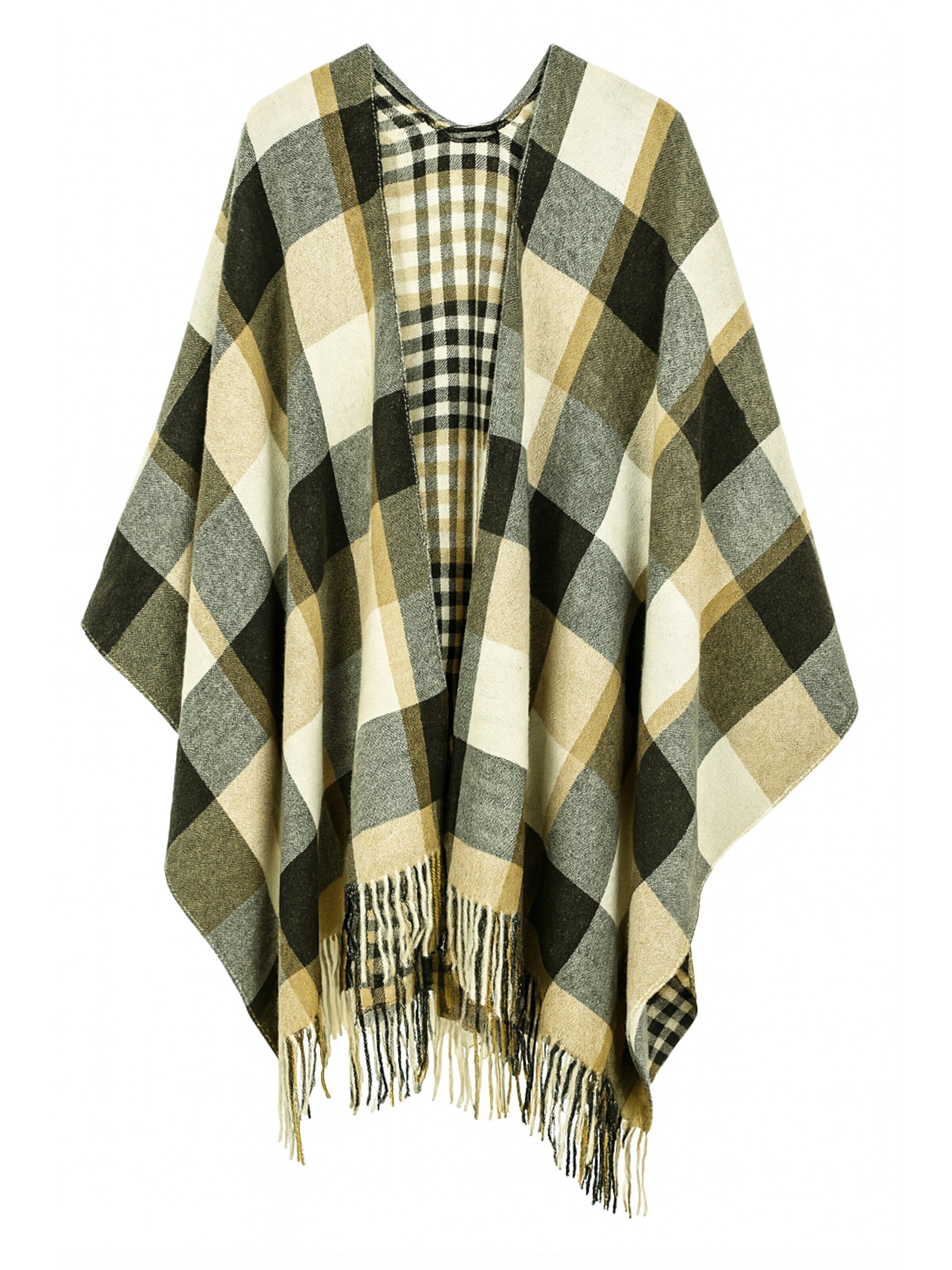 COLLEZIONE ALESSANDRO Cape 'Aspen' in Green
