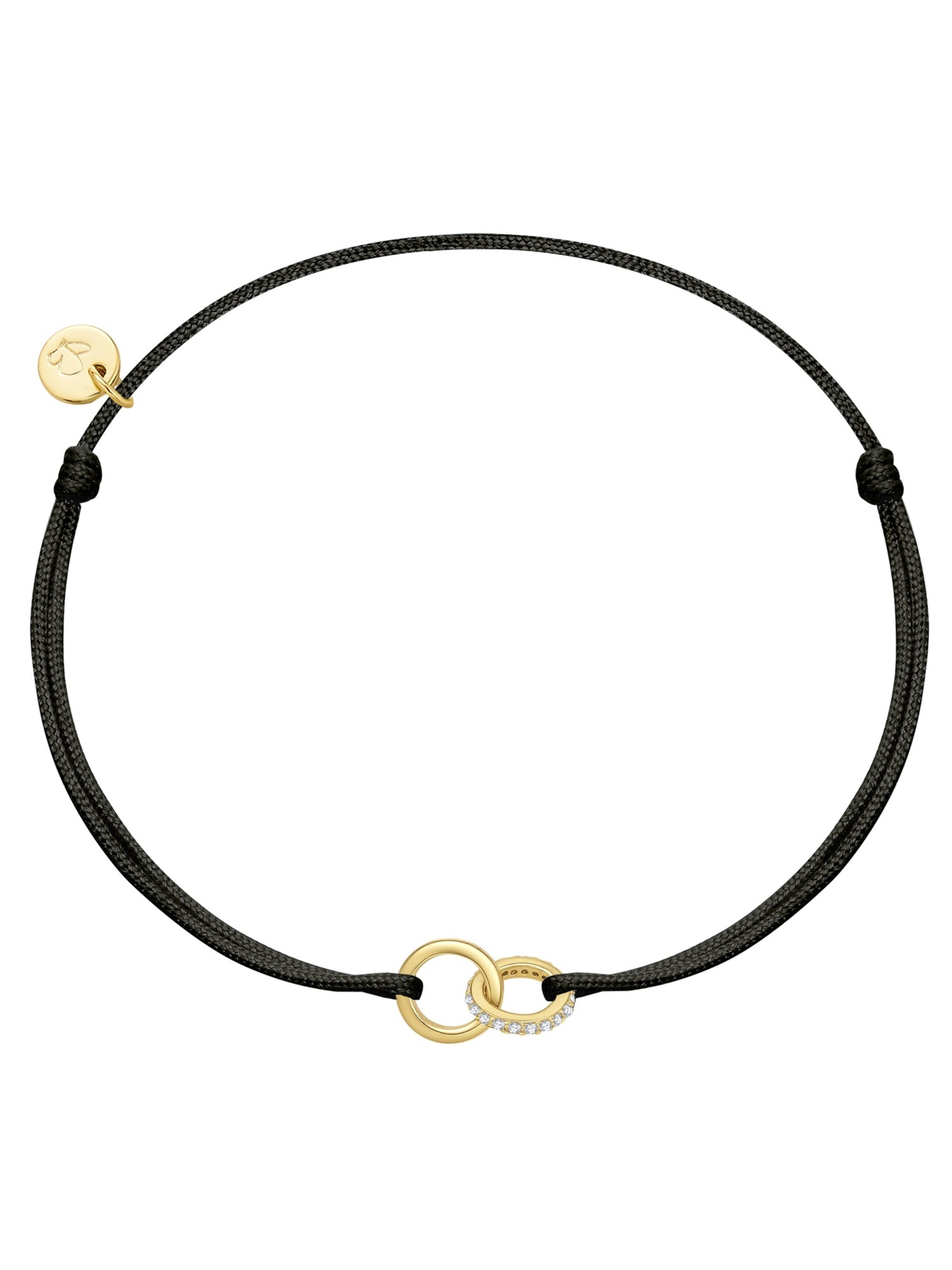 Braccialetto Glanzstücke München di colore giallo oro / nero, Visualizzazione prodotti