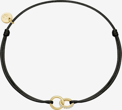 Glanzstücke München Armband in goldgelb / schwarz, Produktansicht