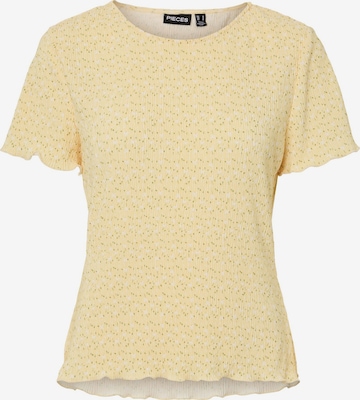 Maglietta di PIECES in giallo: frontale