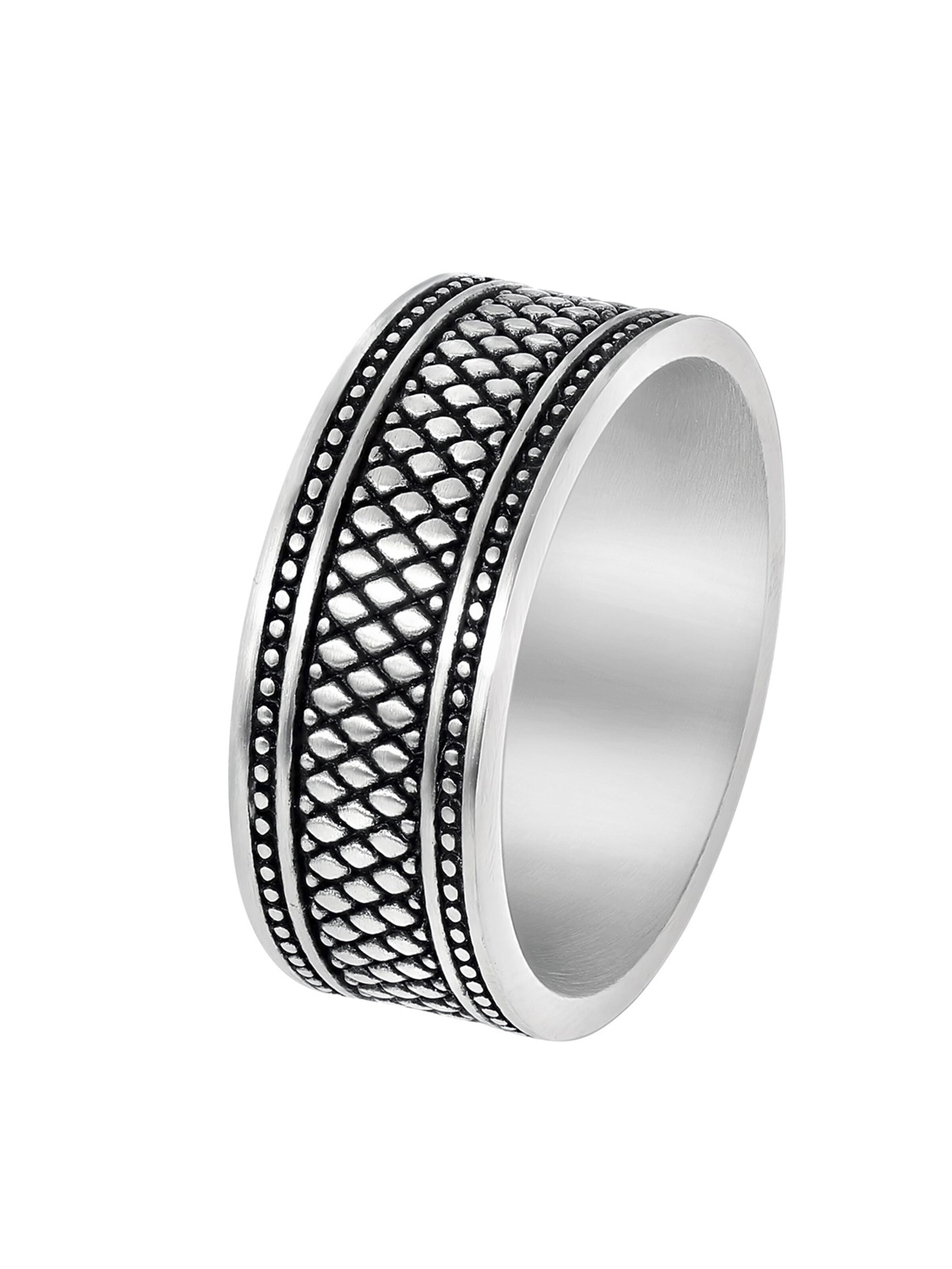 Lucardi Ring in Zilver: voorkant